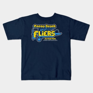 Defunct Cocoa Beach Fliers Baseball Team Kids T-Shirt